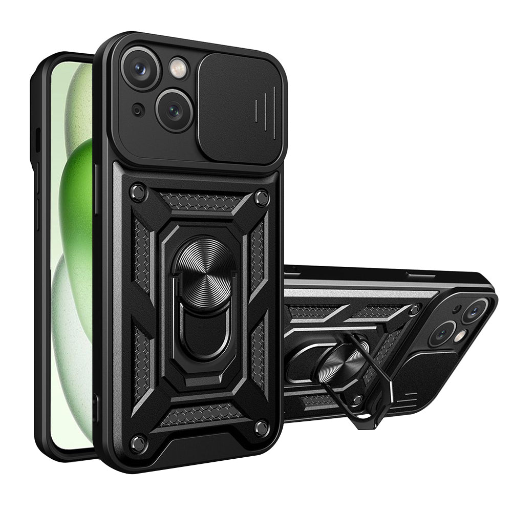 Pouzdro pro Apple iPhone 15 Plus, Techsuit, CamShield, Černé