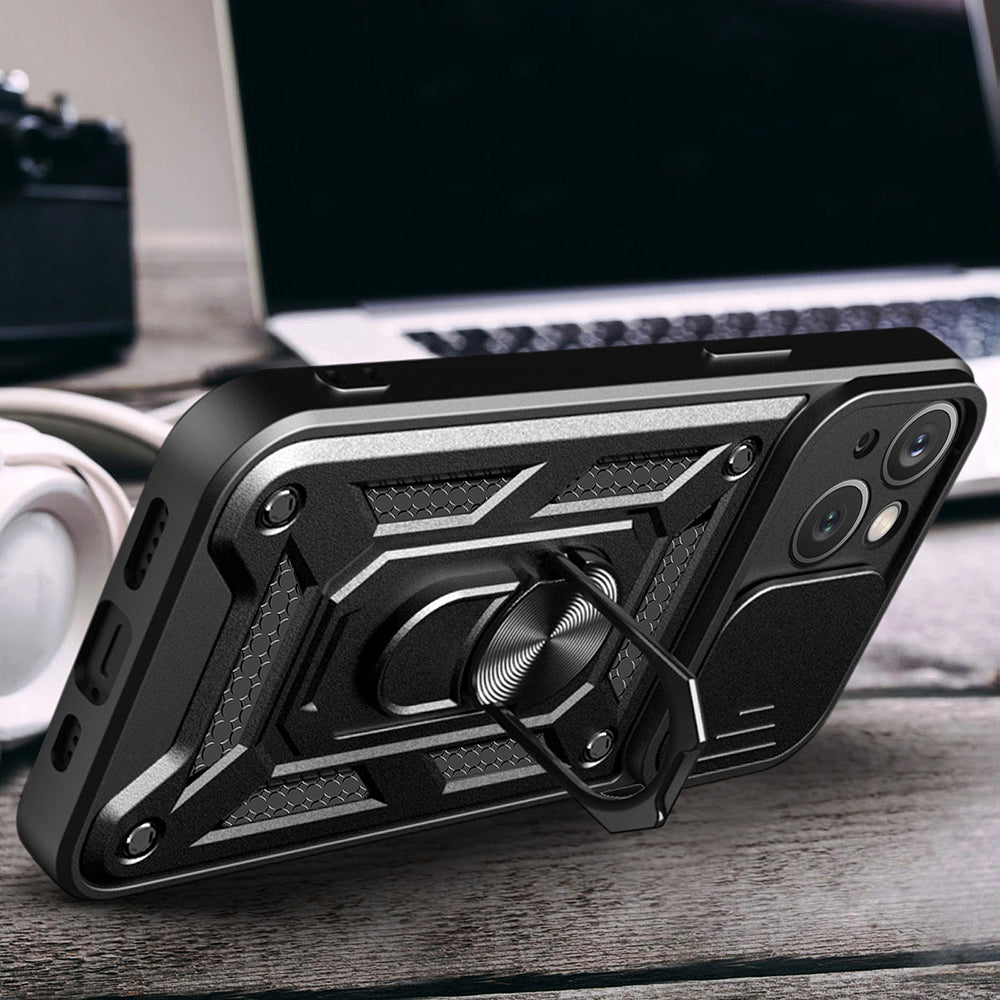 Pouzdro pro Apple iPhone 15 Plus, Techsuit, CamShield, Zelené