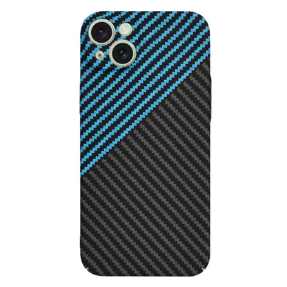 Pouzdro pro Apple iPhone 15 Plus, Techsuit, Carbonite FiberShell, Černá Bleu