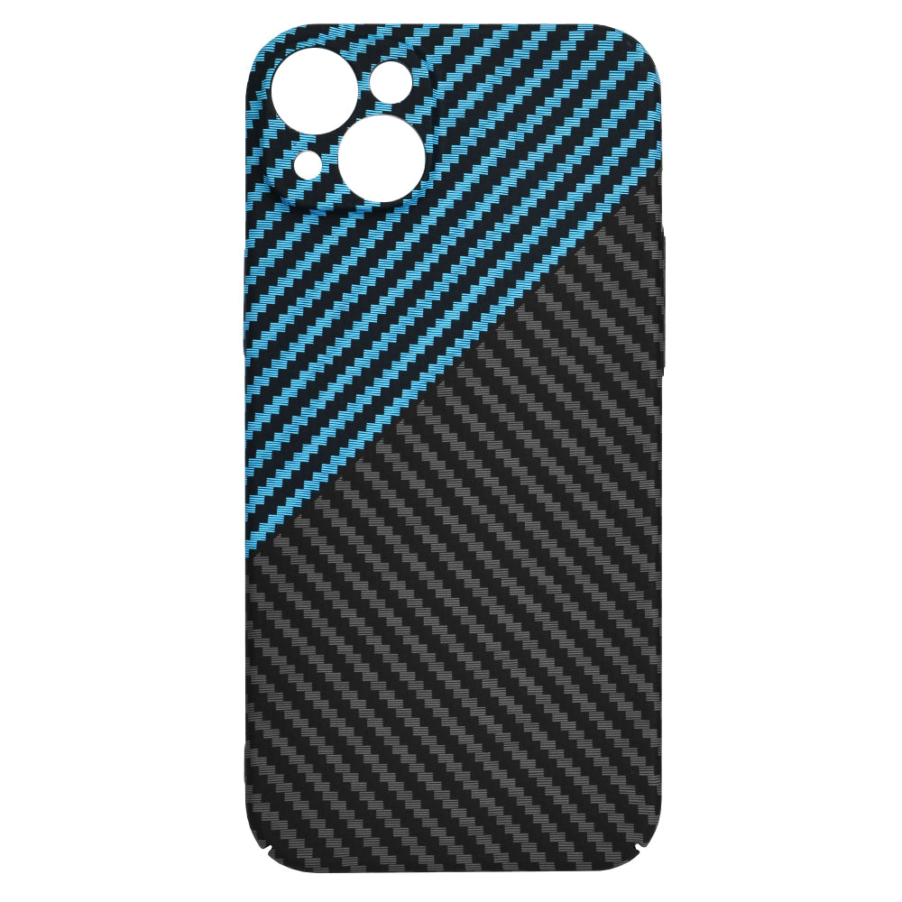 Pouzdro pro Apple iPhone 15 Plus, Techsuit, Carbonite FiberShell, Černá Bleu