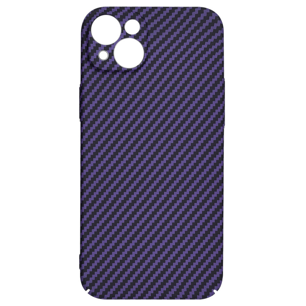 Pouzdro pro Apple iPhone 15 Plus, Techsuit, Carbonite FiberShell, Fialové