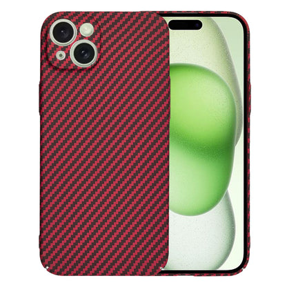 Pouzdro pro Apple iPhone 15 Plus, Techsuit, Carbonite FiberShell, Červené