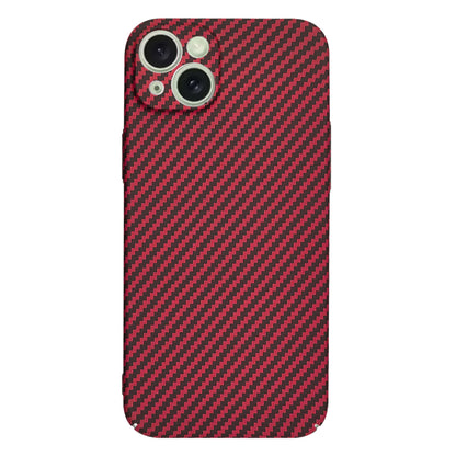 Pouzdro pro Apple iPhone 15 Plus, Techsuit, Carbonite FiberShell, Červené