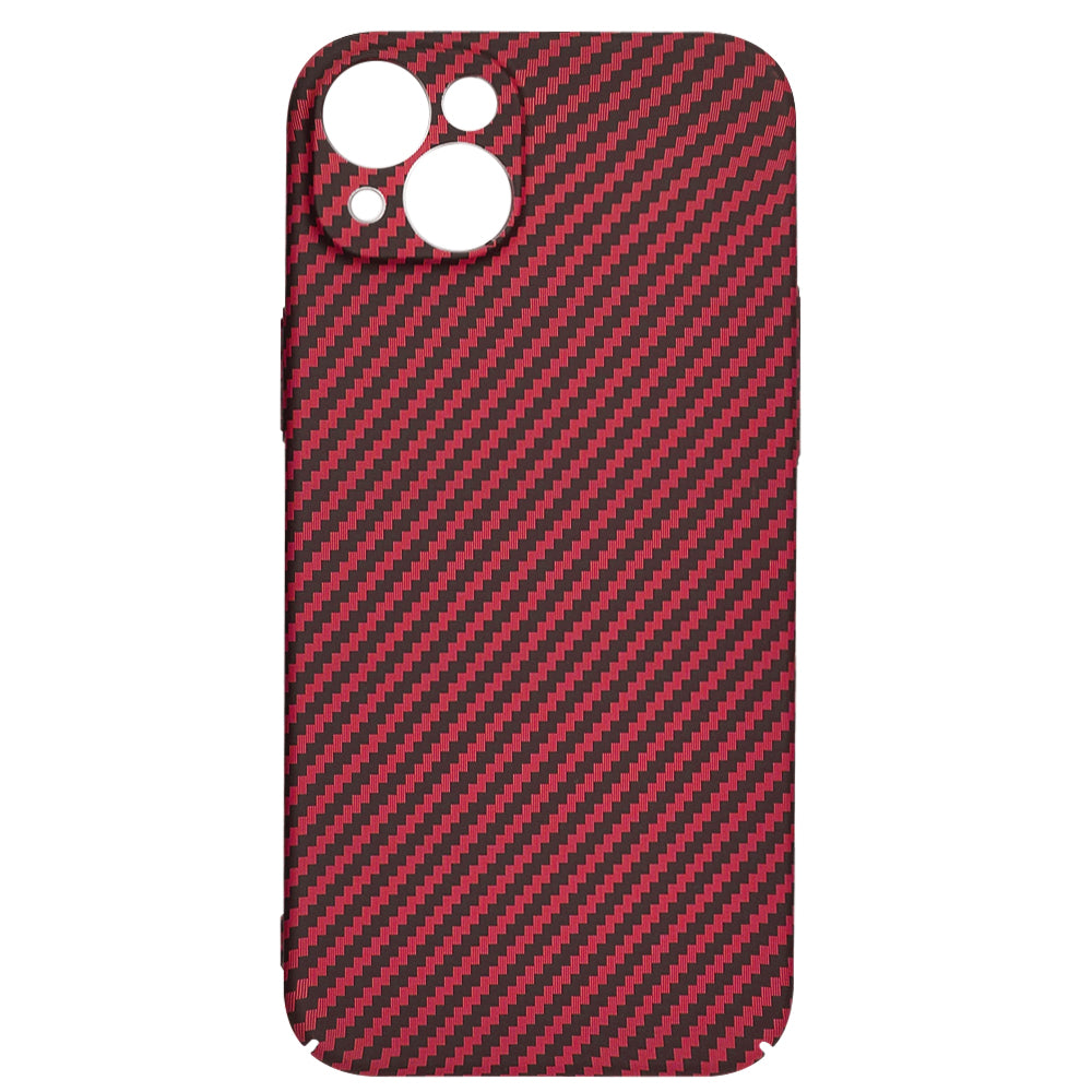 Pouzdro pro Apple iPhone 15 Plus, Techsuit, Carbonite FiberShell, Červené