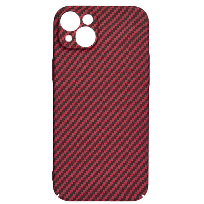 Pouzdro pro Apple iPhone 15 Plus, Techsuit, Carbonite FiberShell, Červené