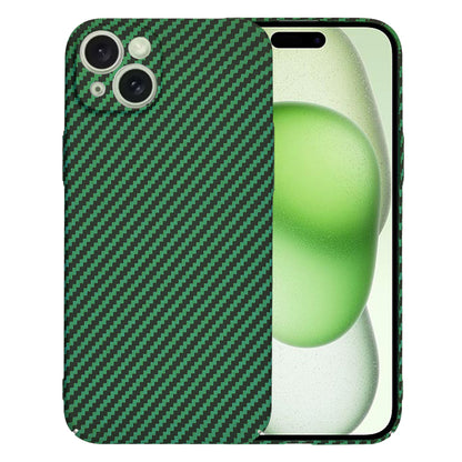 Pouzdro pro Apple iPhone 15 Plus, Techsuit, Carbonite FiberShell, Zelené