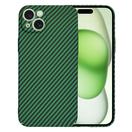 Pouzdro pro Apple iPhone 15 Plus, Techsuit, Carbonite FiberShell, Zelené