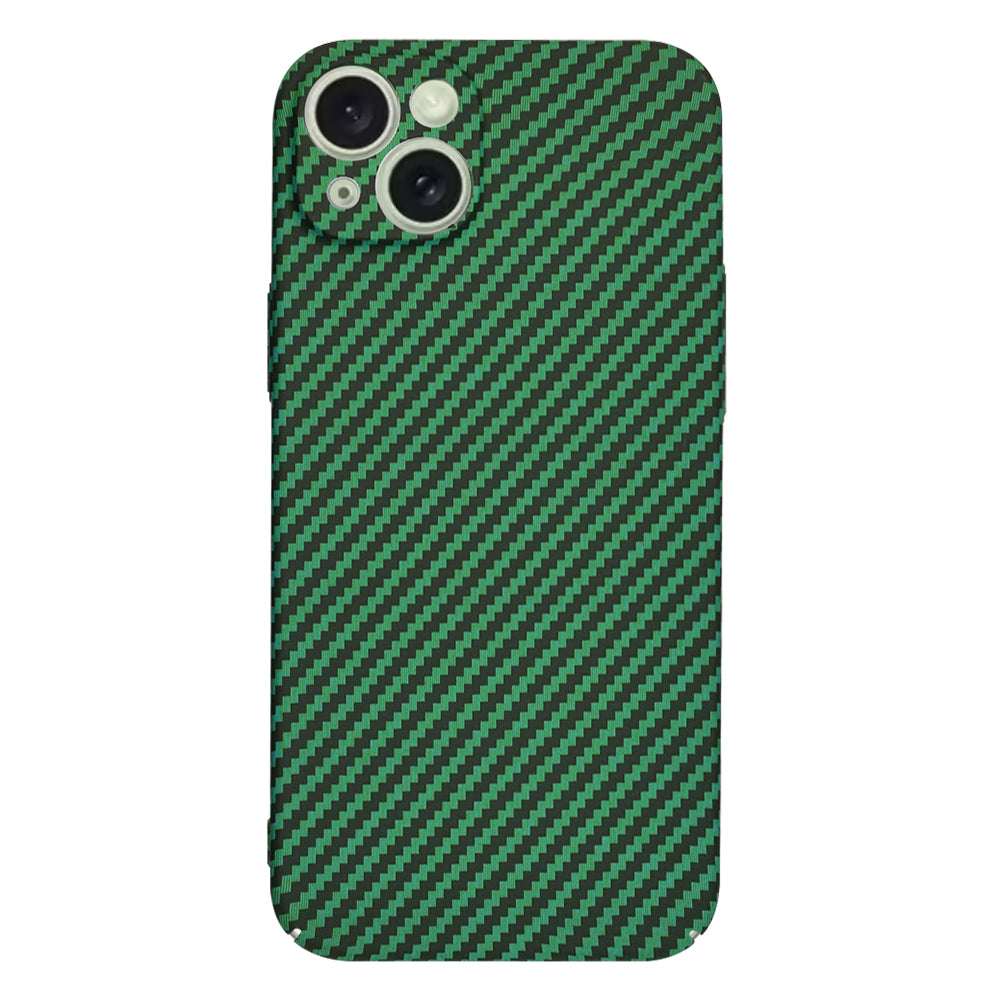 Pouzdro pro Apple iPhone 15 Plus, Techsuit, Carbonite FiberShell, Zelené