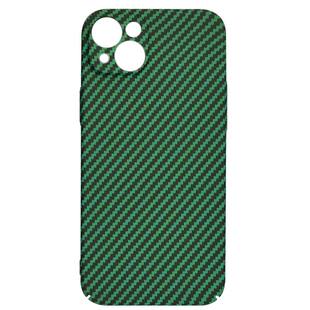 Pouzdro pro Apple iPhone 15 Plus, Techsuit, Carbonite FiberShell, Zelené