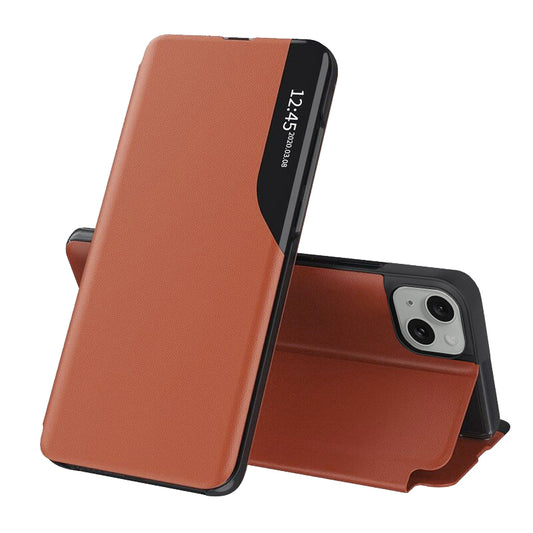 Pouzdro pro Apple iPhone 15 Plus, Techsuit, eFold, Oranžové