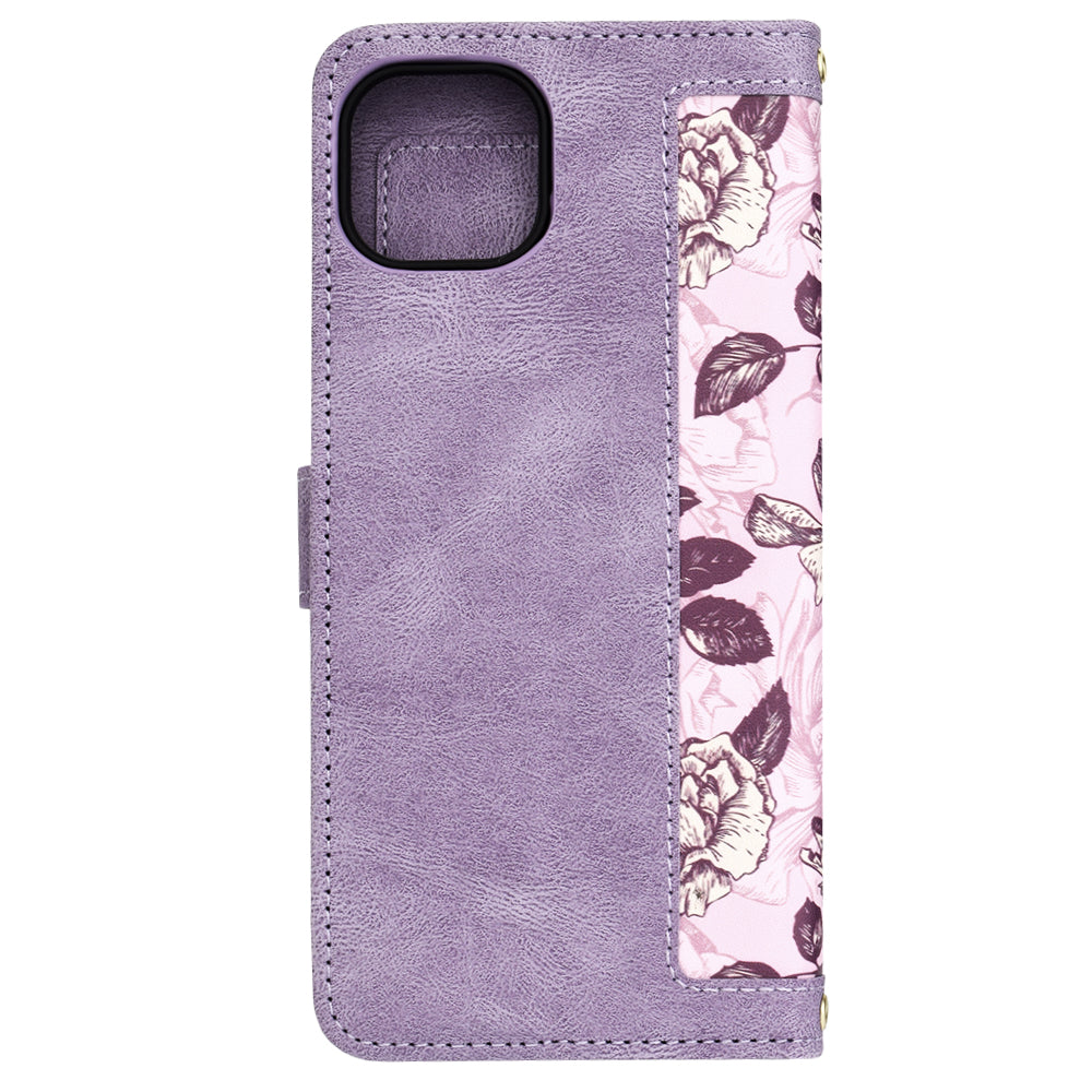 Pouzdro pro Apple iPhone 15 Plus, Techsuit, FlipCraft, Fialové