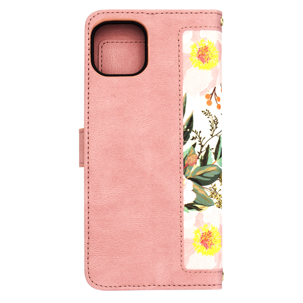 Pouzdro pro Apple iPhone 15 Plus, Techsuit, FlipCraft, Růžové