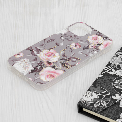 Pouzdro pro Apple iPhone 15 Plus, Techsuit, Marble, Šedé