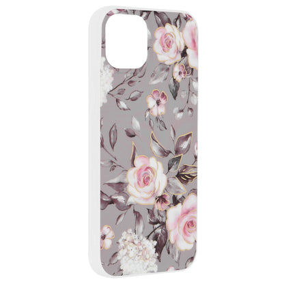 Pouzdro pro Apple iPhone 15 Plus, Techsuit, Marble, Šedé