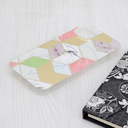 Pouzdro pro Apple iPhone 15 Plus, Techsuit, Marble, Fialové