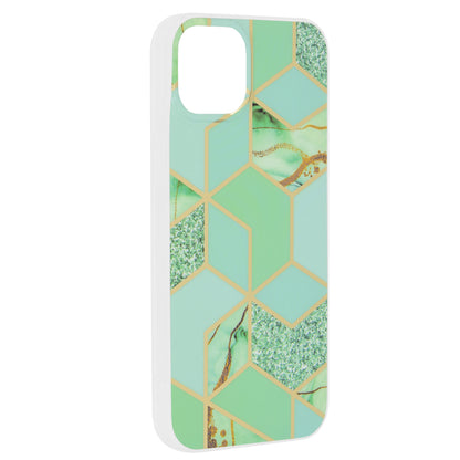 Pouzdro pro Apple iPhone 15 Plus, Techsuit, Marble, Zelené