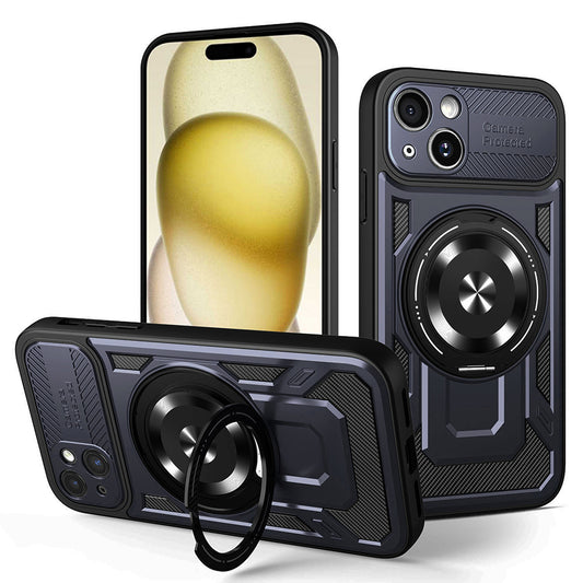 Pouzdro pro Apple iPhone 15 Plus, Techsuit, RuggedCam, Modré