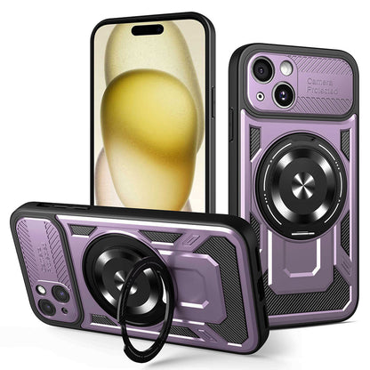 Pouzdro pro Apple iPhone 15 Plus, Techsuit, RuggedCam, Fialové