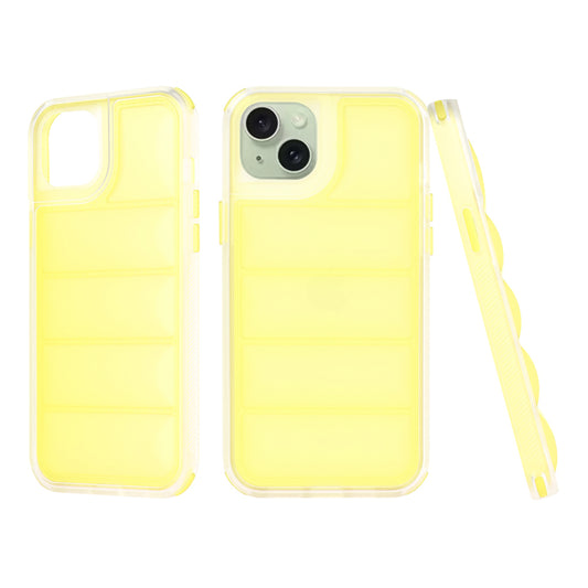 Pouzdro pro Apple iPhone 15 Plus, Techsuit, Wave Shield, Žlutá