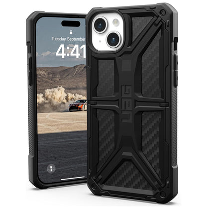 Pouzdro pro Apple iPhone 15 Plus, Urban Armor Gear, Monarch Carbon, Černé
