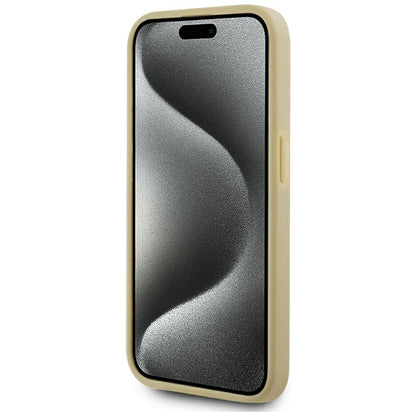 Pouzdro pro Apple iPhone 15 Pro Max, Karl Lagerfeld, Metal Signature, Zlaté