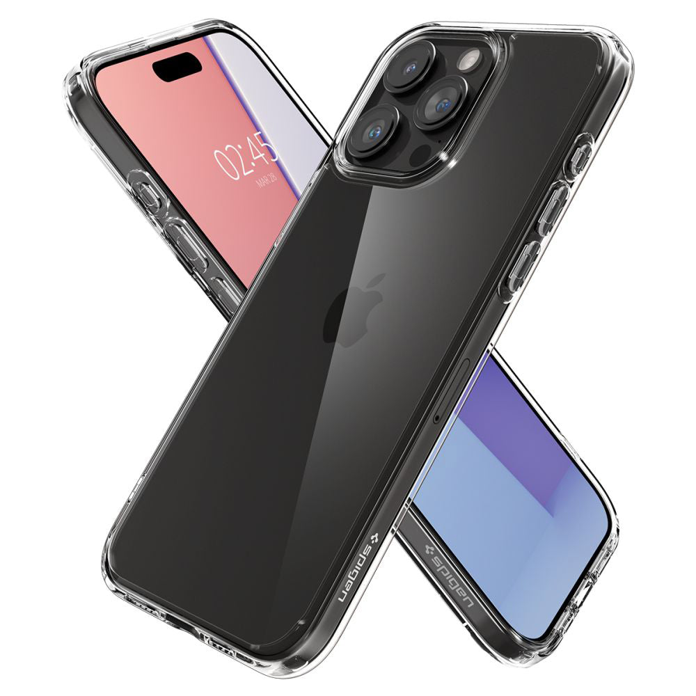 Pouzdro pro Apple iPhone 15 Pro Max, Spigen, Ultra Hybrid, Průhledné