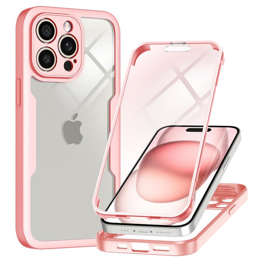 Pouzdro pro Apple iPhone 15 Pro Max, Techsuit, ColorVerse 360, Růžové