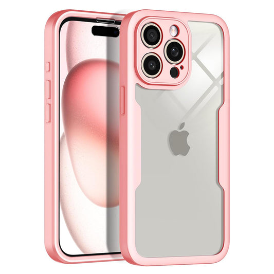 Pouzdro pro Apple iPhone 15 Pro Max, Techsuit, ColorVerse 360, Růžové