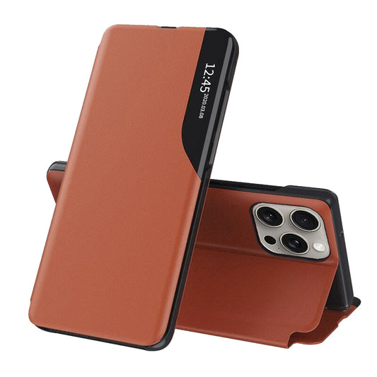 Pouzdro pro Apple iPhone 15 Pro Max, Techsuit, eFold, Oranžové