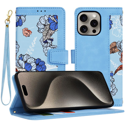 Pouzdro pro Apple iPhone 15 Pro Max, Techsuit, FlipCraft, Bleu