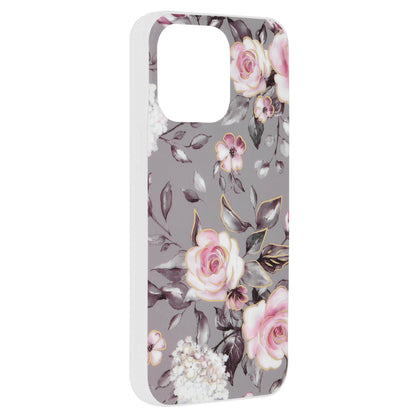 Pouzdro pro Apple iPhone 15 Pro Max, Techsuit, Marble, Šedé