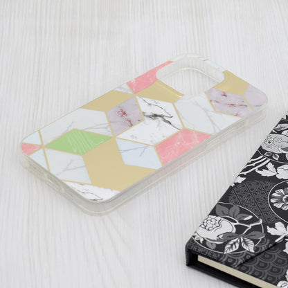 Pouzdro pro Apple iPhone 15 Pro Max, Techsuit, Marble, Fialové