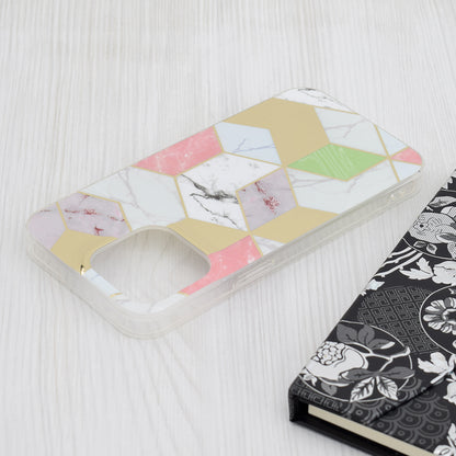 Pouzdro pro Apple iPhone 15 Pro Max, Techsuit, Marble, Fialové
