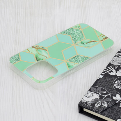 Pouzdro pro Apple iPhone 15 Pro Max, Techsuit, Marble, Zelené