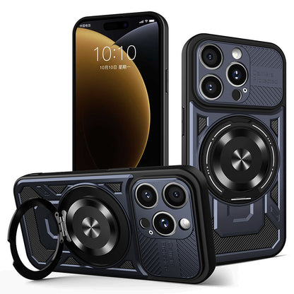 Pouzdro pro Apple iPhone 15 Pro Max, Techsuit, RuggedCam, Modré
