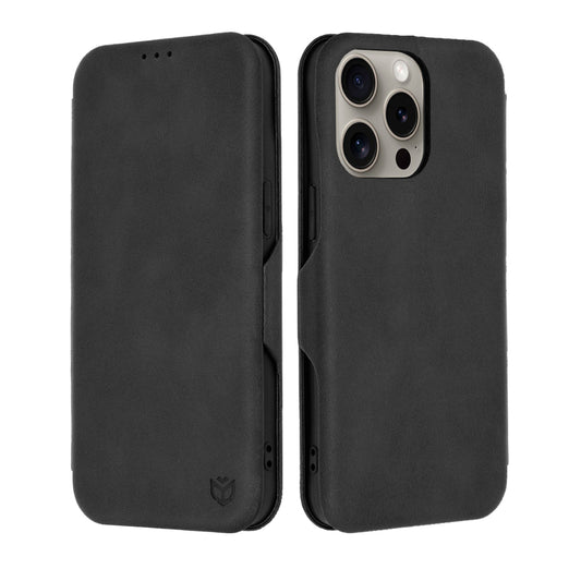 Pouzdro pro Apple iPhone 15 Pro Max, Techsuit, Safe Wallet Plus, Černá