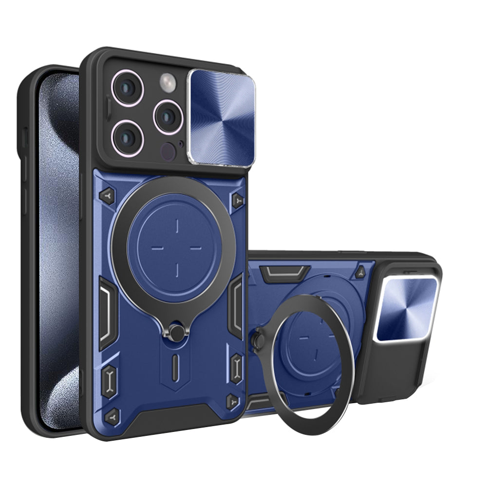 Pouzdro pro Apple iPhone 15 Pro, Techsuit, CamGuard Pro, Modré