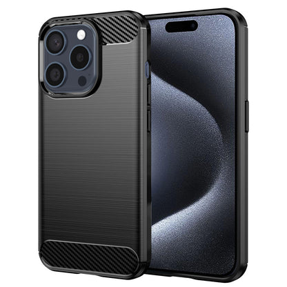 Pouzdro pro Apple iPhone 15 Pro, Techsuit, Carbon, Černé