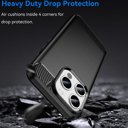 Pouzdro pro Apple iPhone 15 Pro, Techsuit, Carbon, Černé