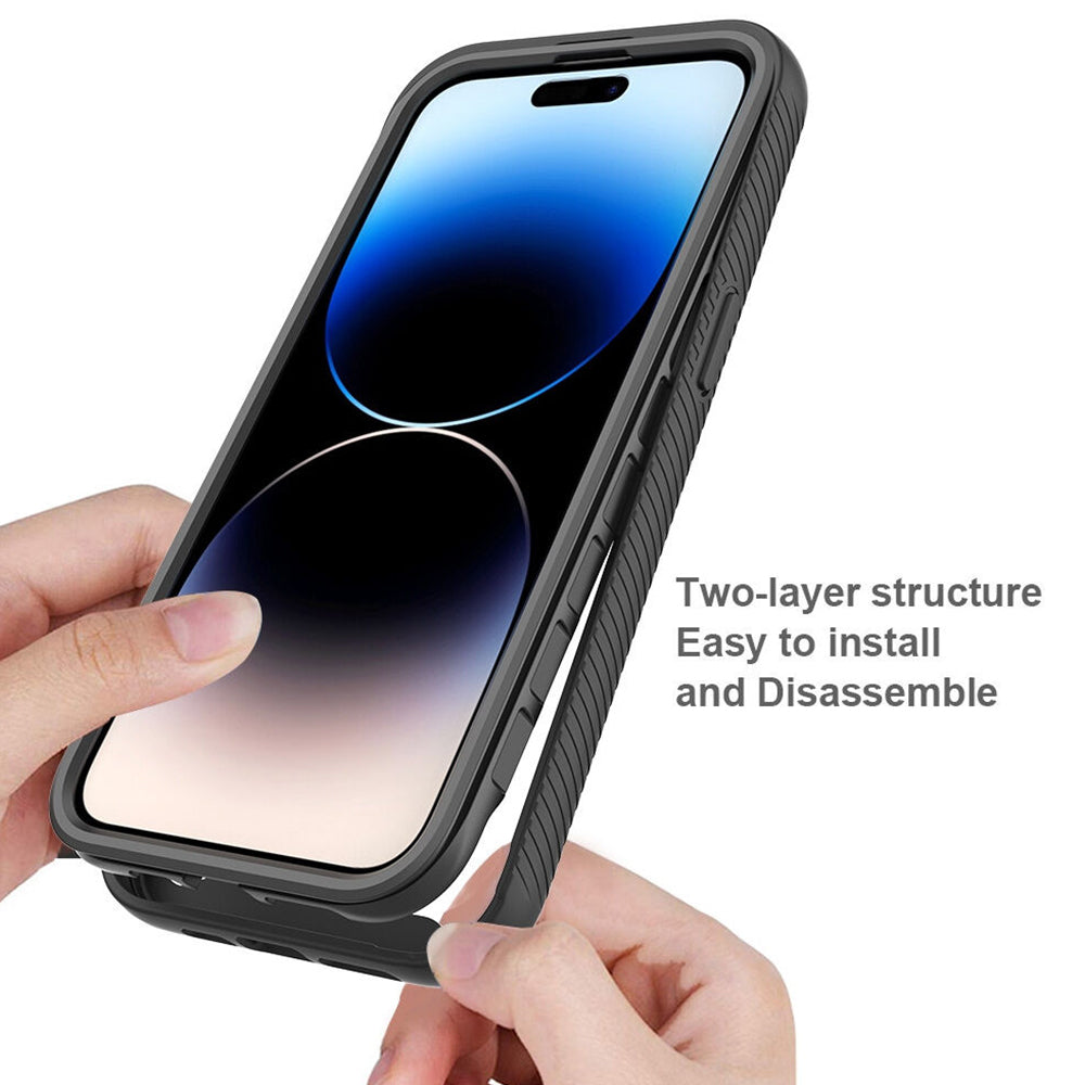 Pouzdro pro Apple iPhone 15 Pro, Techsuit, Defense360 Pro, Černé