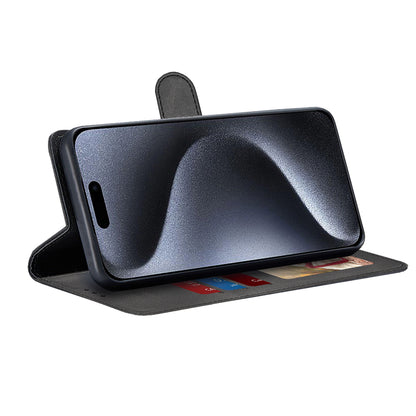 Pouzdro pro Apple iPhone 15 Pro, Techsuit, Diary Book, Černé