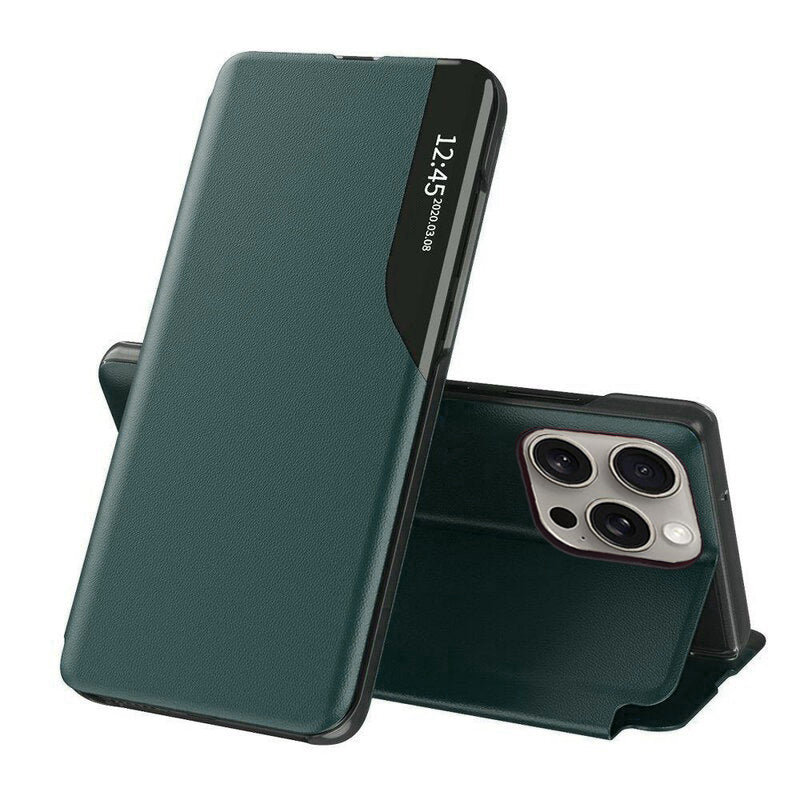 Pouzdro pro Apple iPhone 15 Pro, Techsuit, eFold, Zelené