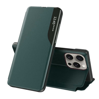Pouzdro pro Apple iPhone 15 Pro, Techsuit, eFold, Zelené