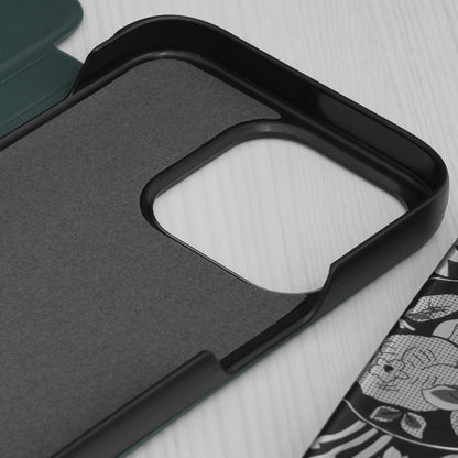 Pouzdro pro Apple iPhone 15 Pro, Techsuit, eFold, Zelené