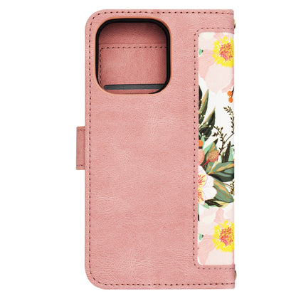 Pouzdro pro Apple iPhone 15 Pro, Techsuit, FlipCraft, Růžové