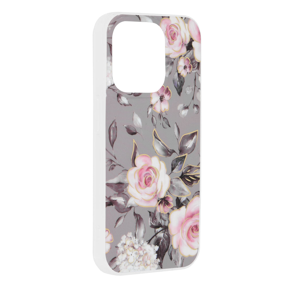 Pouzdro pro Apple iPhone 15 Pro, Techsuit, Marble, Šedé