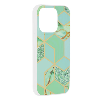 Pouzdro pro Apple iPhone 15 Pro, Techsuit, Marble, Zelené