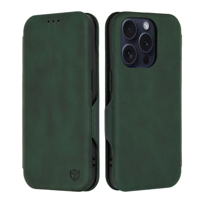 Pouzdro pro Apple iPhone 15 Pro, Techsuit, Safe Wallet Plus, Zelené