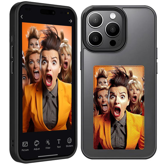 Pouzdro pro Apple iPhone 15 Pro, Techsuit, SmartScreen NFC, Černé