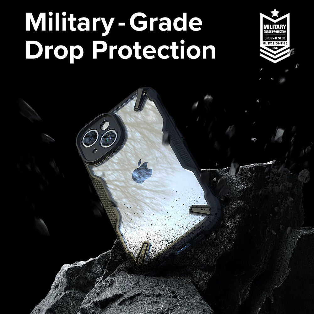 Pouzdro pro Apple iPhone 15, Ringke, Fusion X, Černá